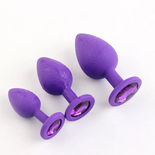 Silicone Anal Plug with Round Head - Men's Prostate Massager & Women's Anal Trainer, Unisex Sexual Wellness Toy for Couples