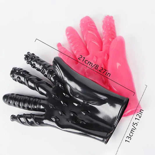 1 Piece Adult Couples' Intimate Gloves With Clitoral Stimulation Function For Adult Sexual Wellness Products